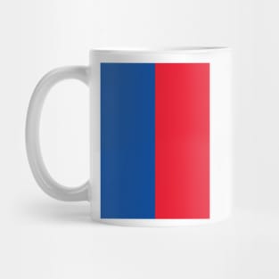 Crystal Palace Blue and Red Half design Mug